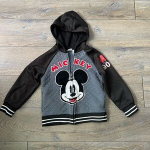 Disney Mickey Mouse Kids Hoodie - Black and Gray